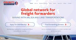 Desktop Screenshot of prioritycargonetwork.com